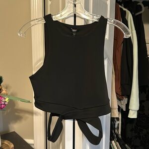 Express Body Contour Tank with Cutouts